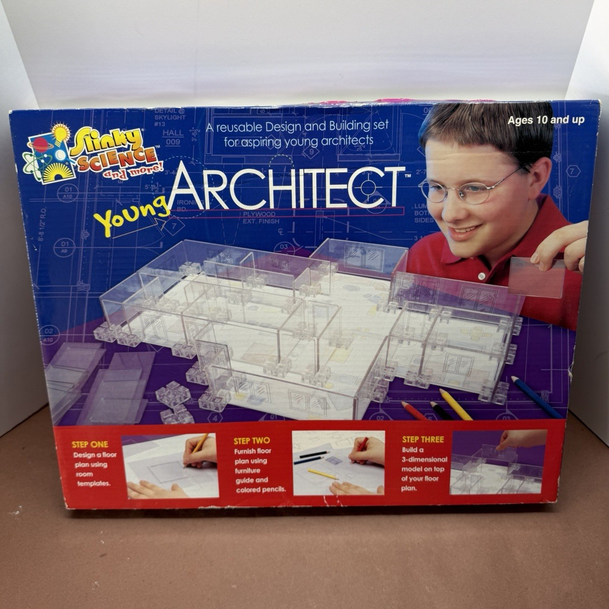 Slinky Science Young Architect Building Set with Helix Vellum Paper 50 Sheets