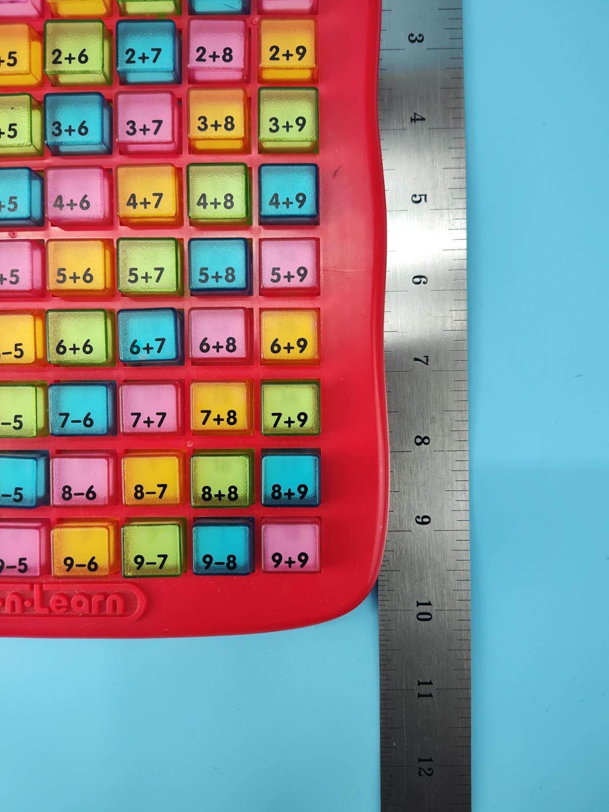 Push & Learn Colorful Math Addition / Subtraction Educational Learning Toy