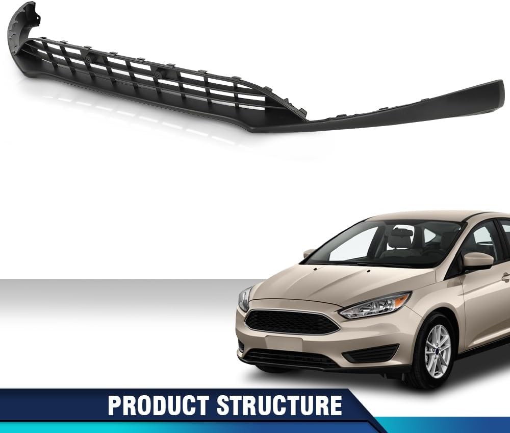 15-18 Ford Focus Front Bumper Lower Valance Panel Grill F1EZ17626A FO1095266