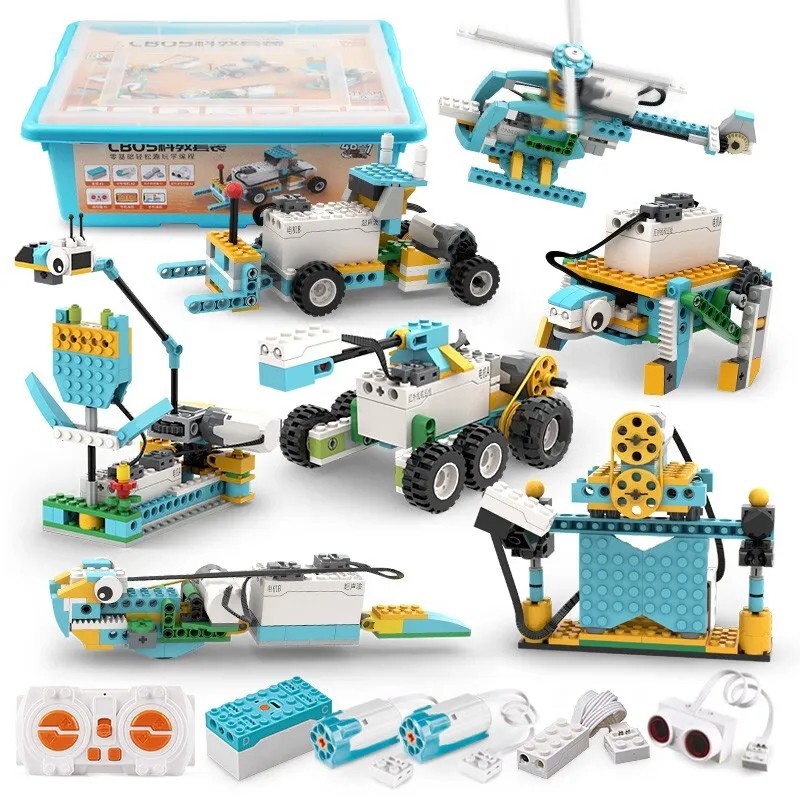 42-in-1 Multi Model STEM Robotics Building Blocks Kit Electric Educational Toy