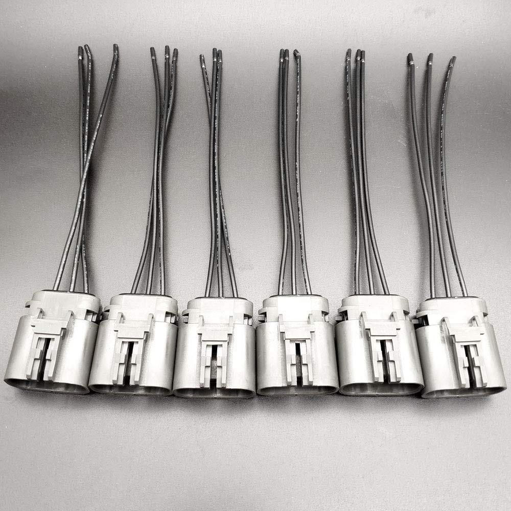 ALLMOST 6PCS Ignition Coil Pack Wiring Connector Pigtail Plug Compatible…