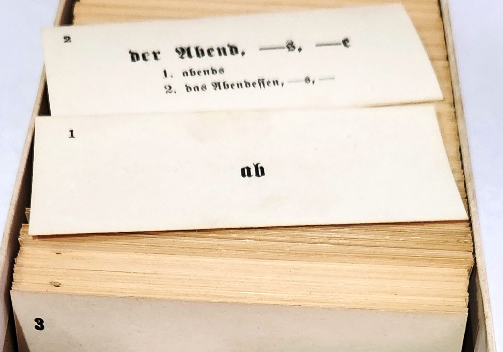999 Visual Education Vis-ed GERMAN VOCABULARY FLASH CARDS for language students