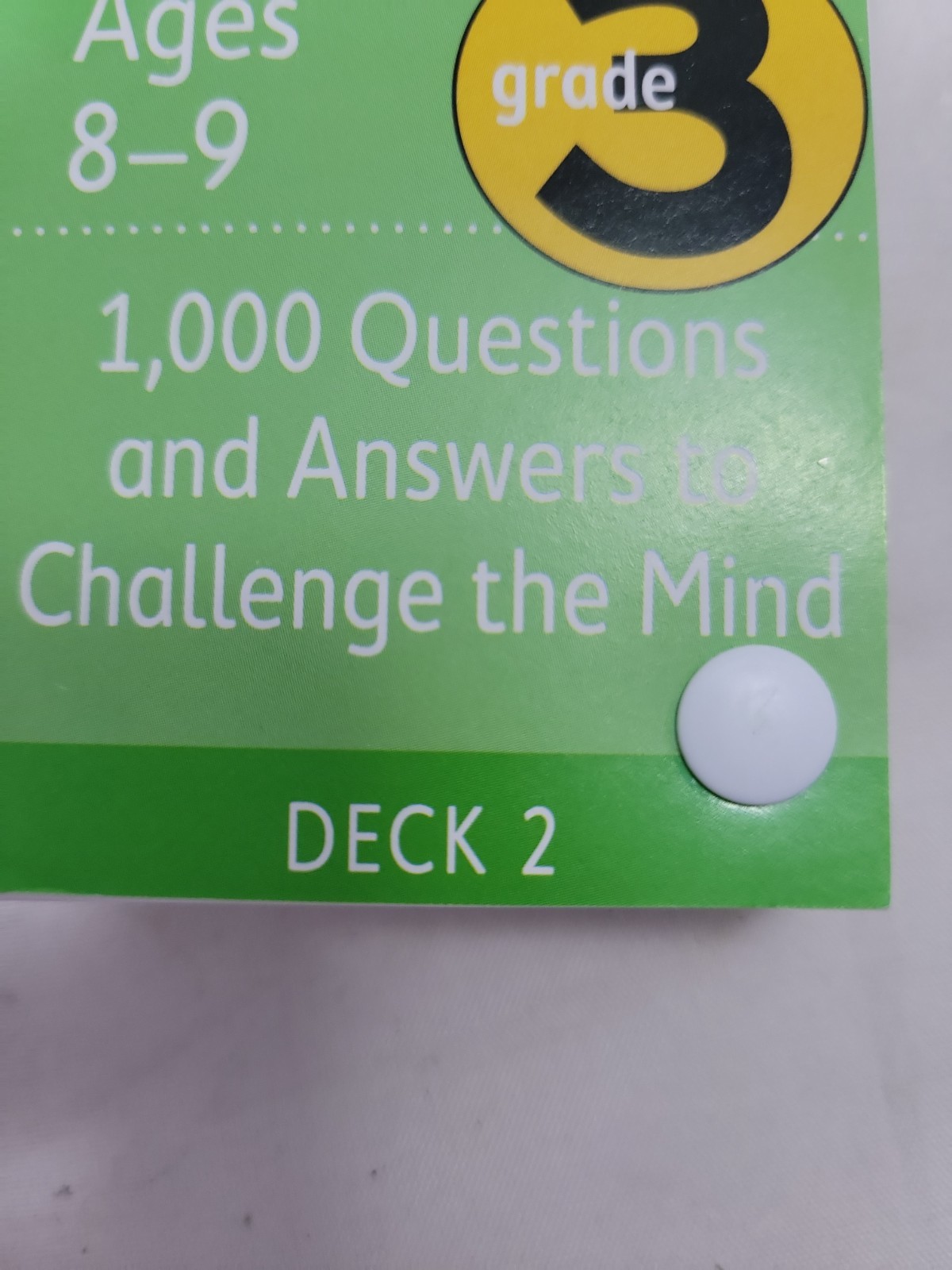 Brain Quest 3rd Grade Q&A Cards Ages 8-9 Learning Educational Travel Game