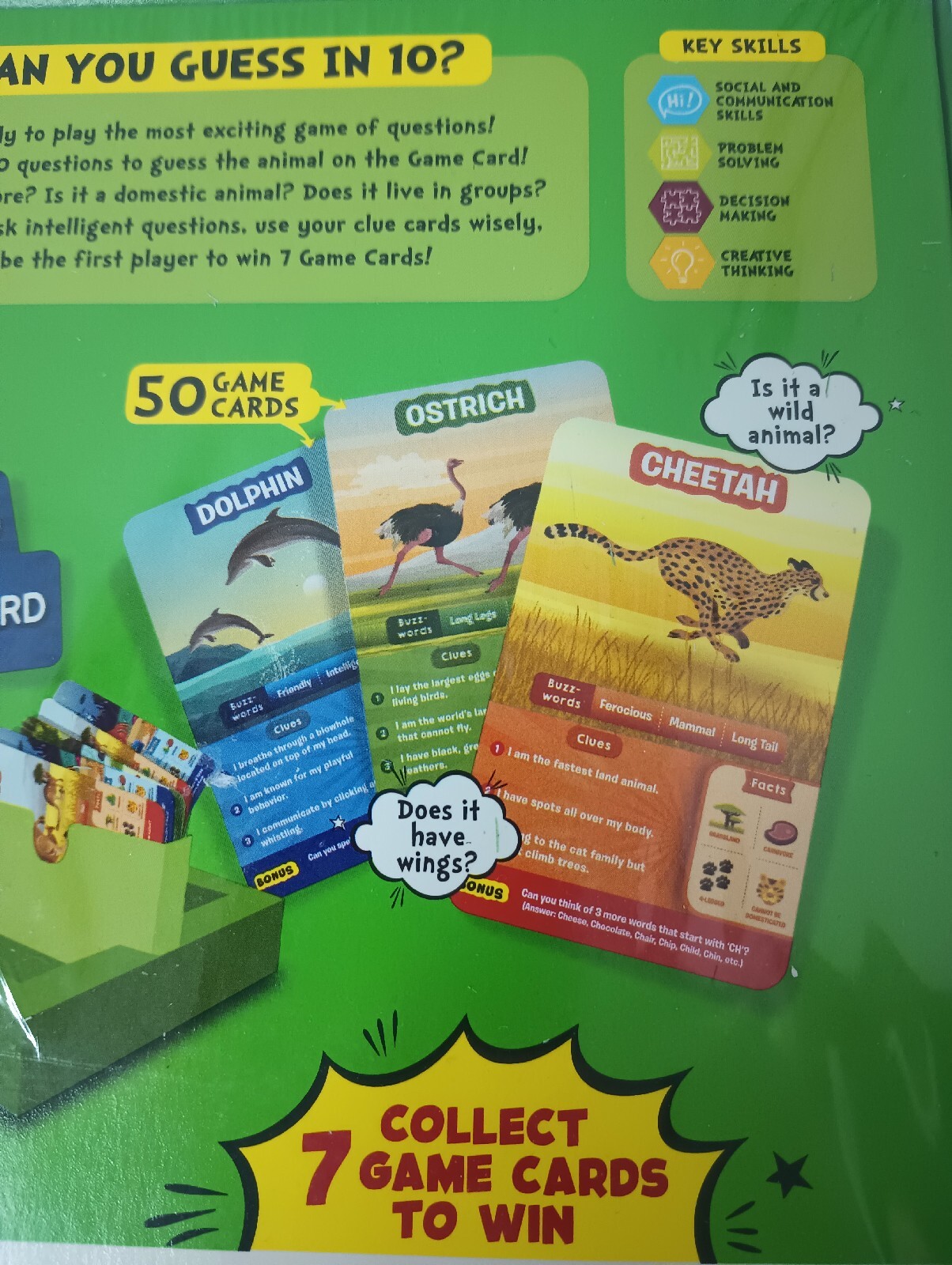 Skillmatics Card Game Guess in 10 Animal Planet | 6+ Years | Family Game Night