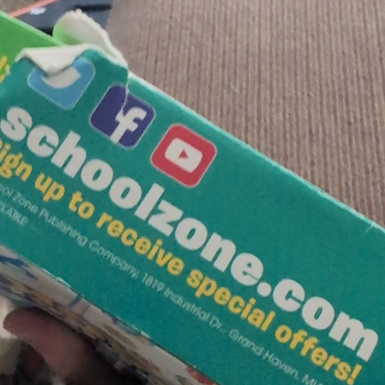 School Zone Bilingual Spanish/English Flash Cards 4-Pack Ages 4-7 Years