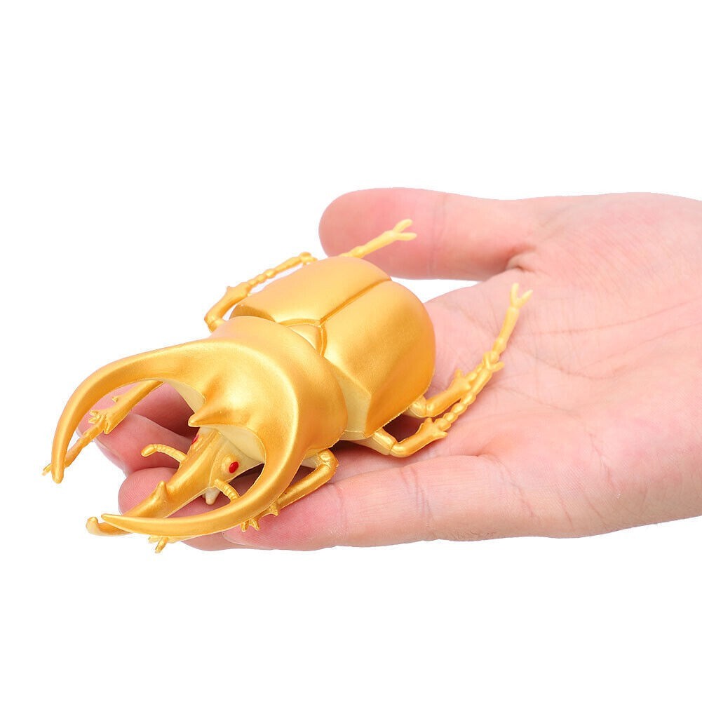 6pcs Simulation Insect Model Halloween Trick Props NonToxic PVC Insect