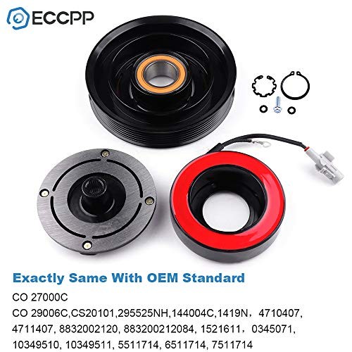 ECCPP AC Compressor Clutch 2003-2008 for Toyota Matrix Corolla 1.8L AC Clutch
