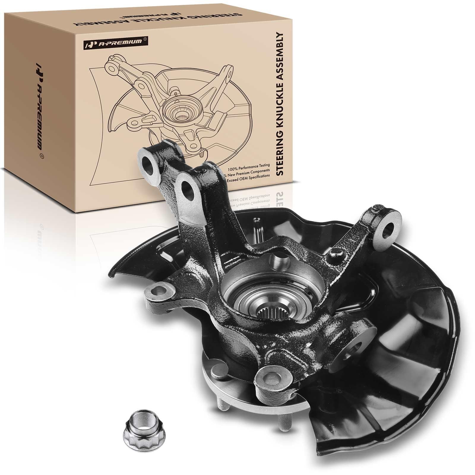 Toyota Corolla 2014-2018 Front Right Passenger Steering Knuckle Hub Bearing