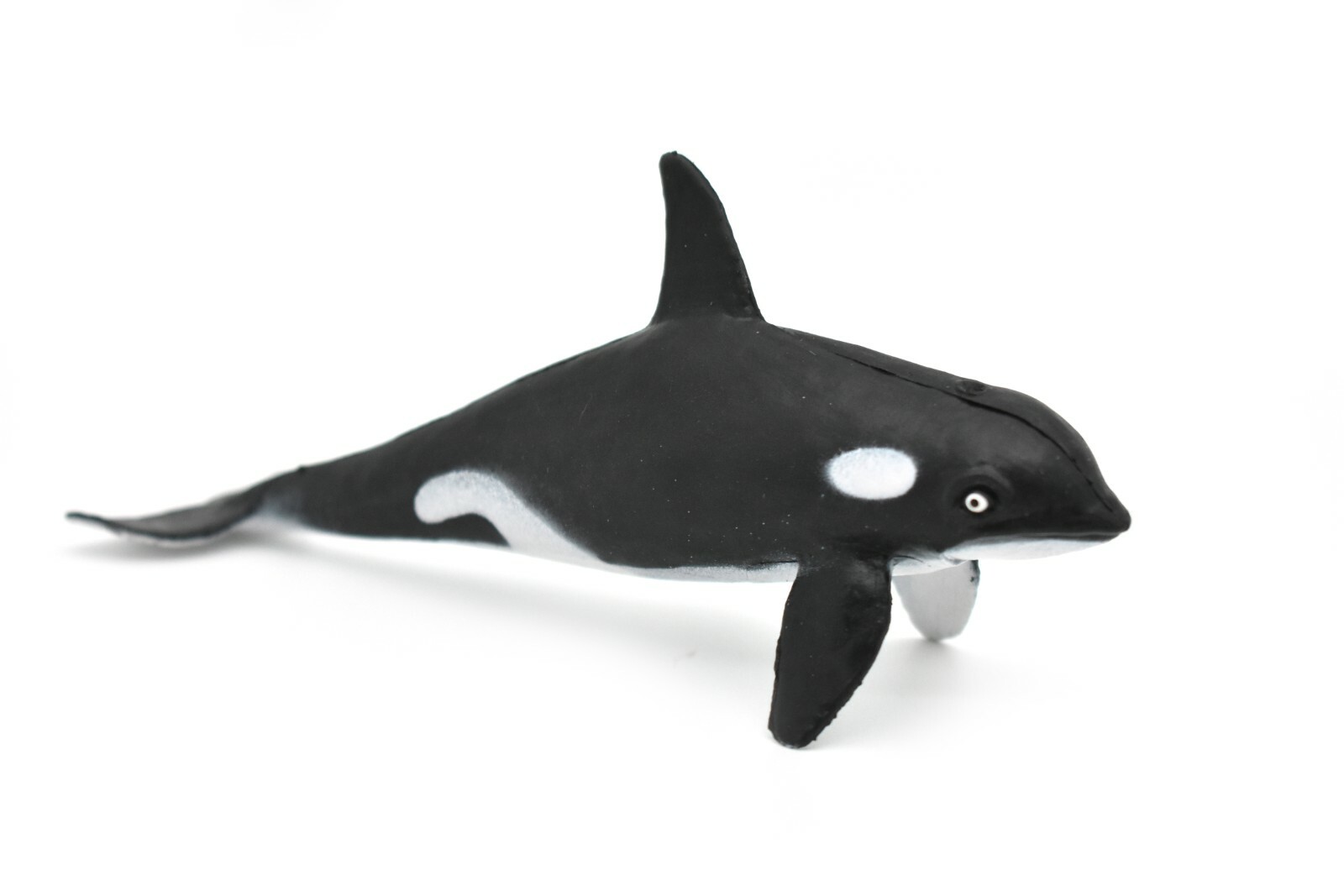 Orca, Killer Whale, Very Nice Rubber Replica 5″ ~ F6010-B377