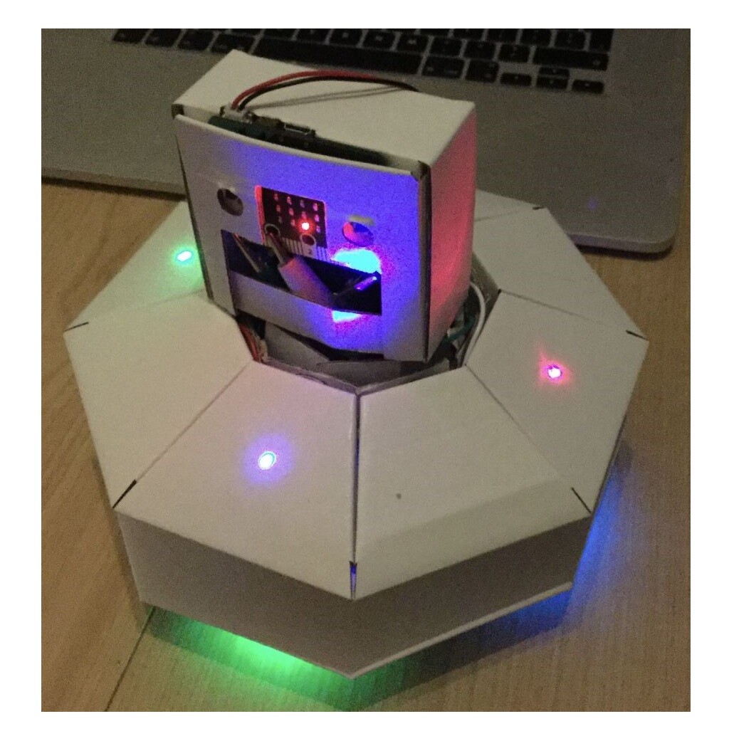 STEM Coding Robot Kit BinaryBots UFO w/ BBC micro:bit Build Your Own Robots