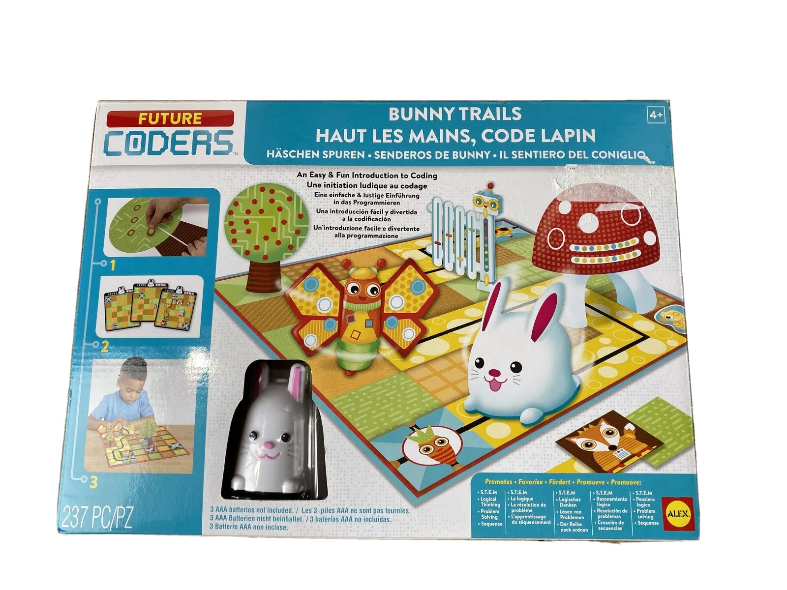 Alex Future Coders BunnyTrails S.T.E.M. Learning Problem Solving Game 237 pc