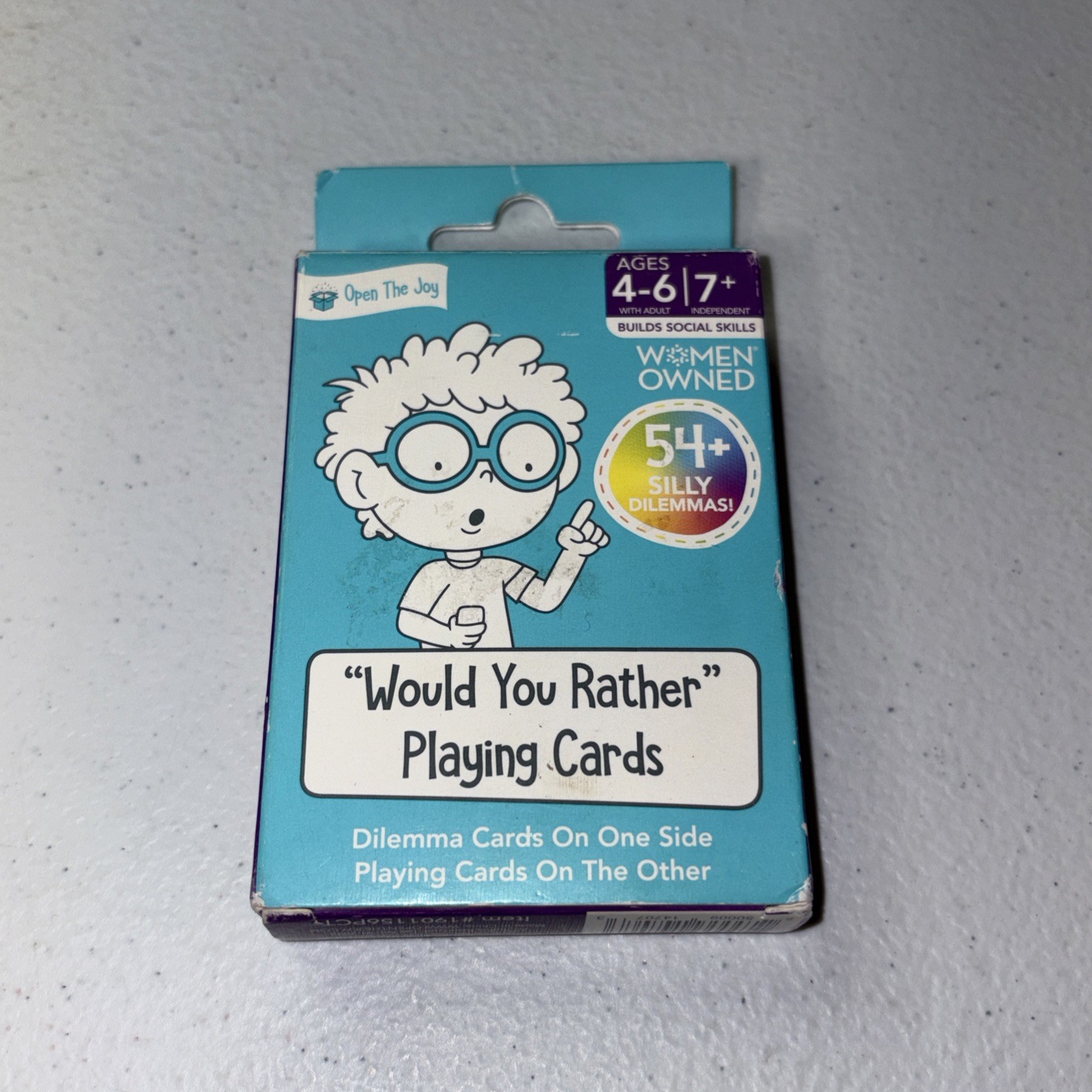 Open The Joy Would You Rather Playing Cards, Lets Play Cards! Complete CIB