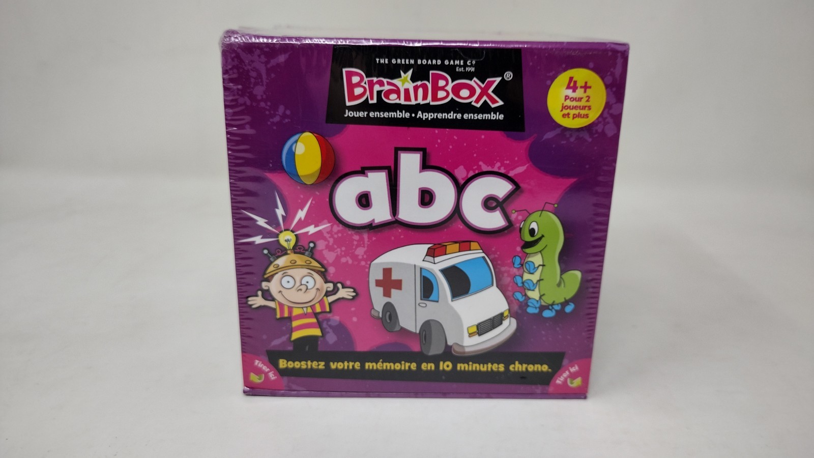 BRAINBOX FRENCH ABC’s NEW BRAIN CHALLENGE CARD GAME