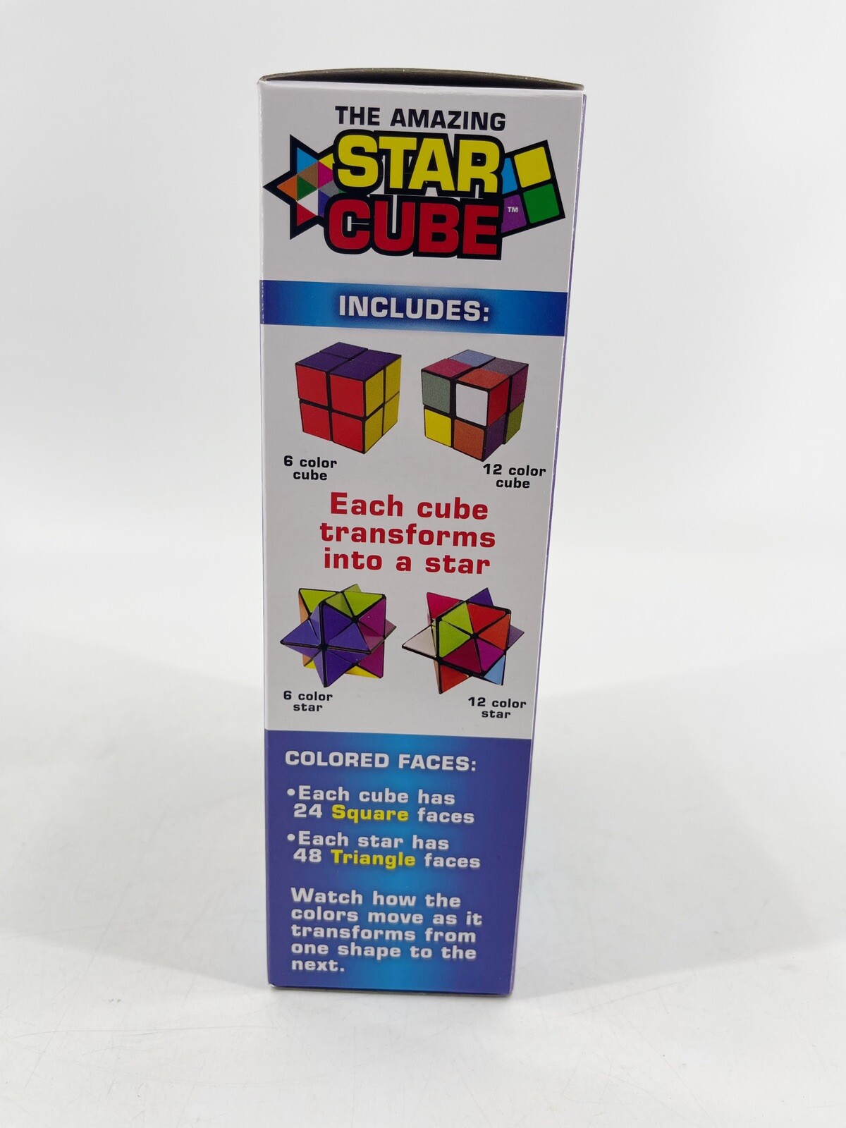 New THE AMAZING STAR CUBE Transforming Geometric Puzzle California Creations