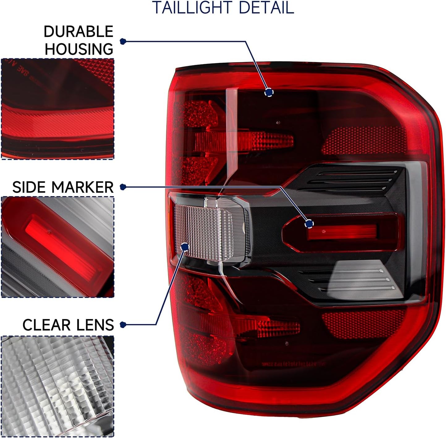 Ford Maverick Smoked LED Taillight Right Side