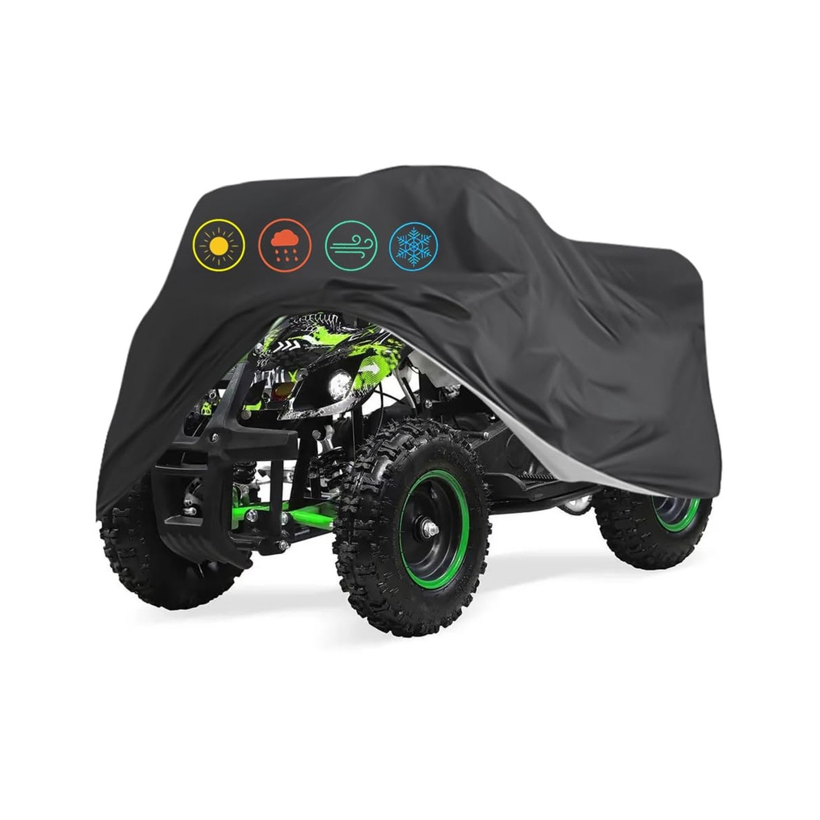 ATV Covers Waterproof 4 Wheeler Covers Quad Covers Used for Polaris Yamaha Su…