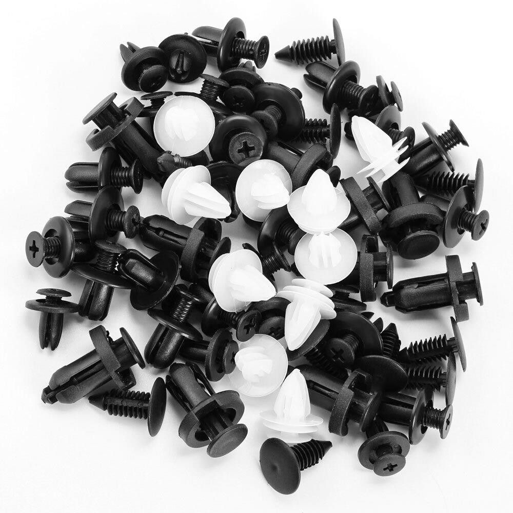 100x Car Plastic Clips Fastener Kit Push Retainer Door Trim Panel Fender Rivets