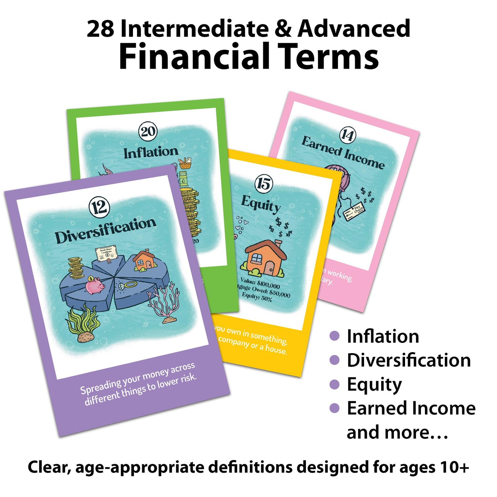 Finance Go Fish – 3-in-1 Financial Literacy Card Game for Kids Ages 5–12 | Go…