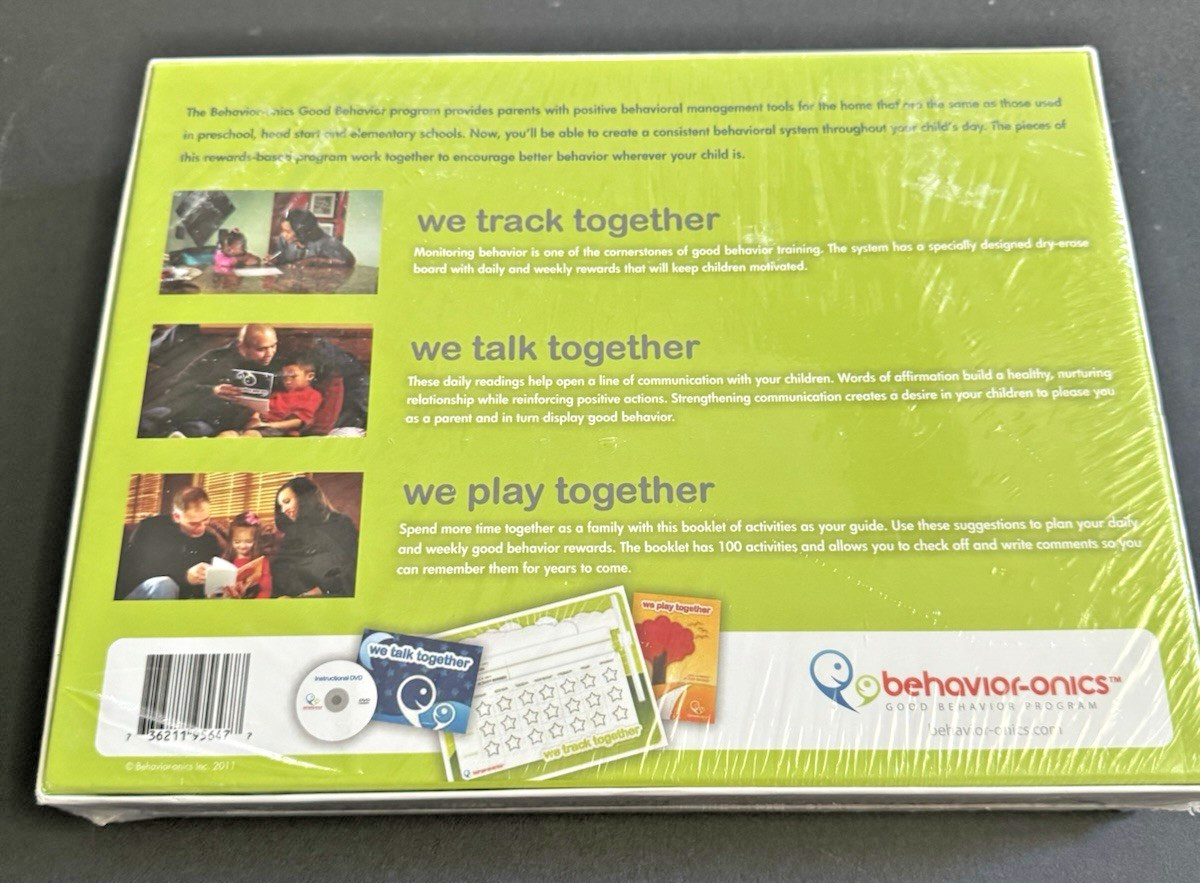 Behavior Onics Reward Chart Kids Behavior System Positive Reinforcement NEW