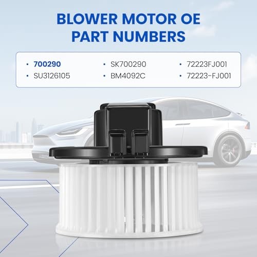 HVAC Blower Motor 700290 Compatible with Subaru WRX STI XV Crosstrek, Compatible