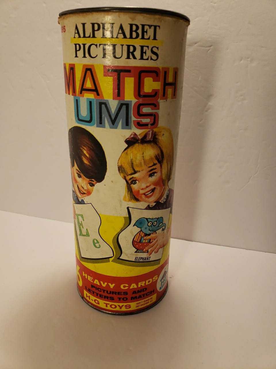 Vtg 1960s Pix Pix Pickup Sticks Toys Alphabet Match-ums Kids Room Decor