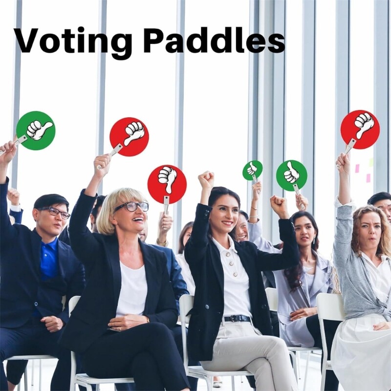 10 Pcs Thumb Up Thumb Down Classroom Tuning Paddle Yes No Paddles for Classroom
