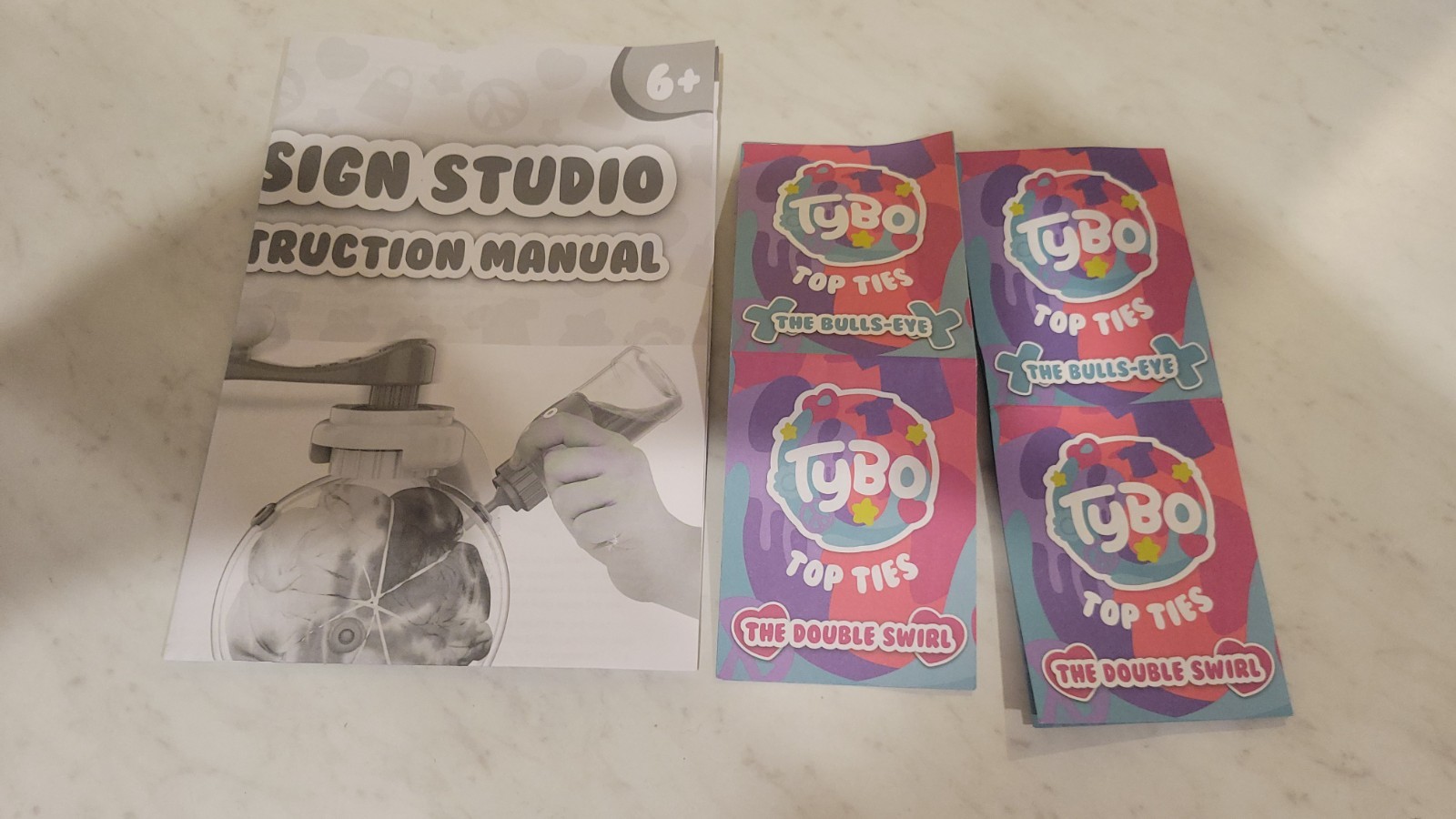Tybo Studio De Conception Tidy Tie-Dye Create Tye Dye Masterpieces Pre-Owned
