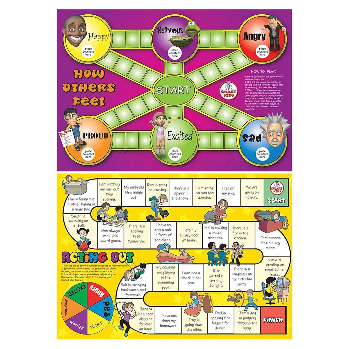 Didax Educational Resources Social Skills Board Games – 6 Games