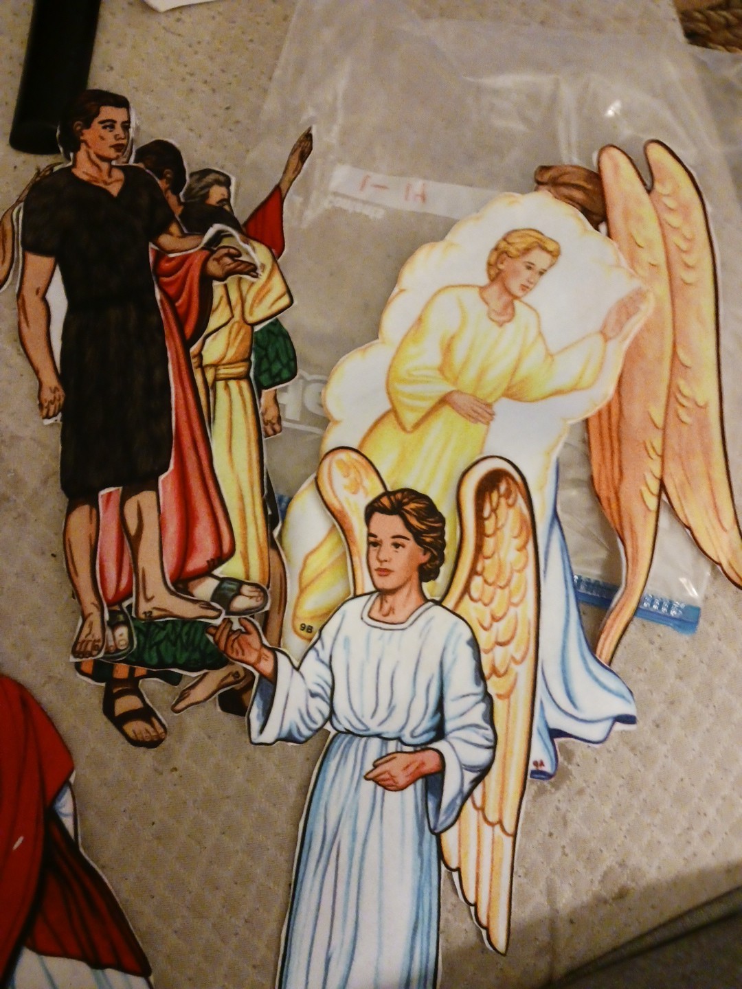 VTG Betty Lukens Through the Bible Felt 100’s Of Pieces Sunday School Rare Wow