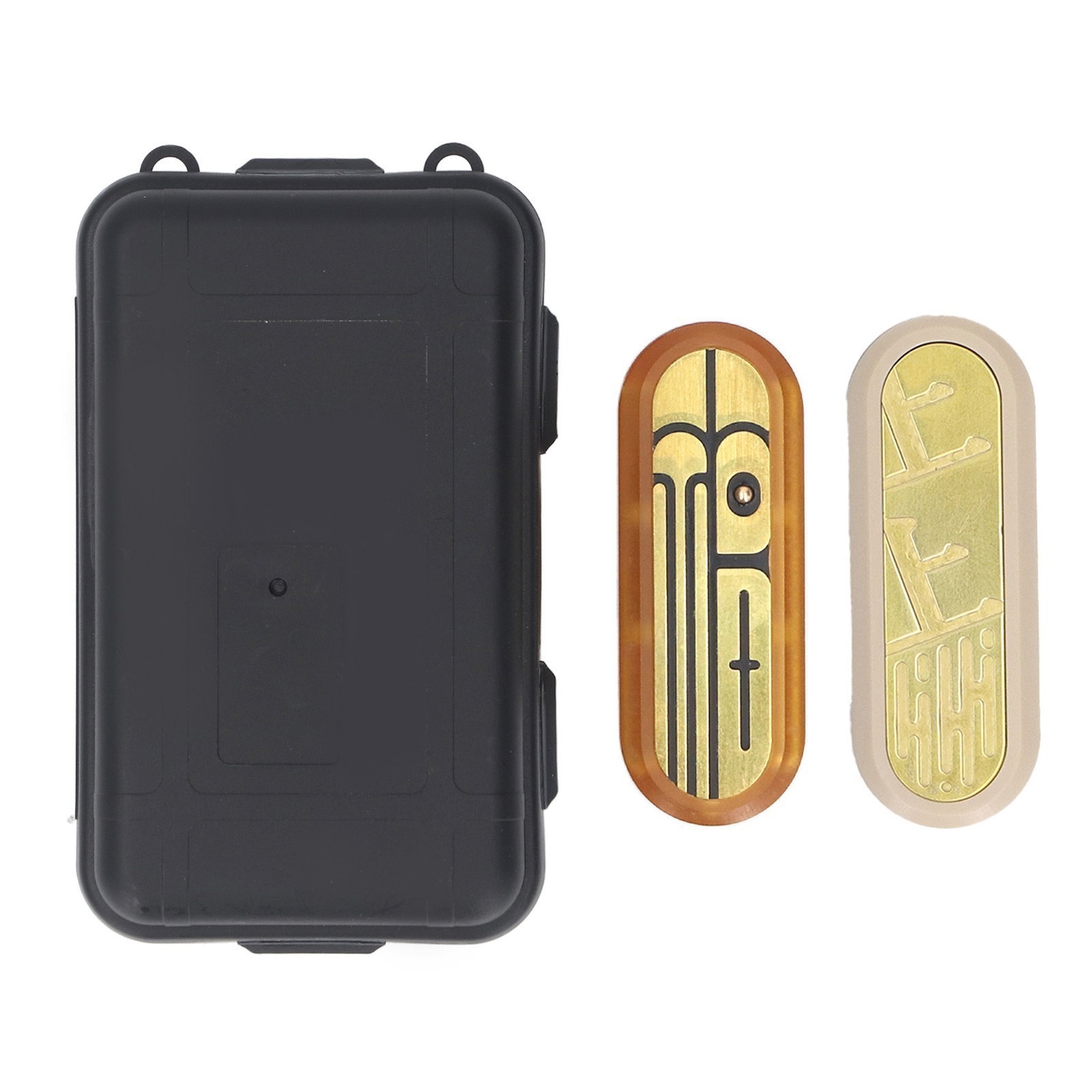 Mechanical Push Slider Magnetic Push Card Metal Decompression Fingertip Slider