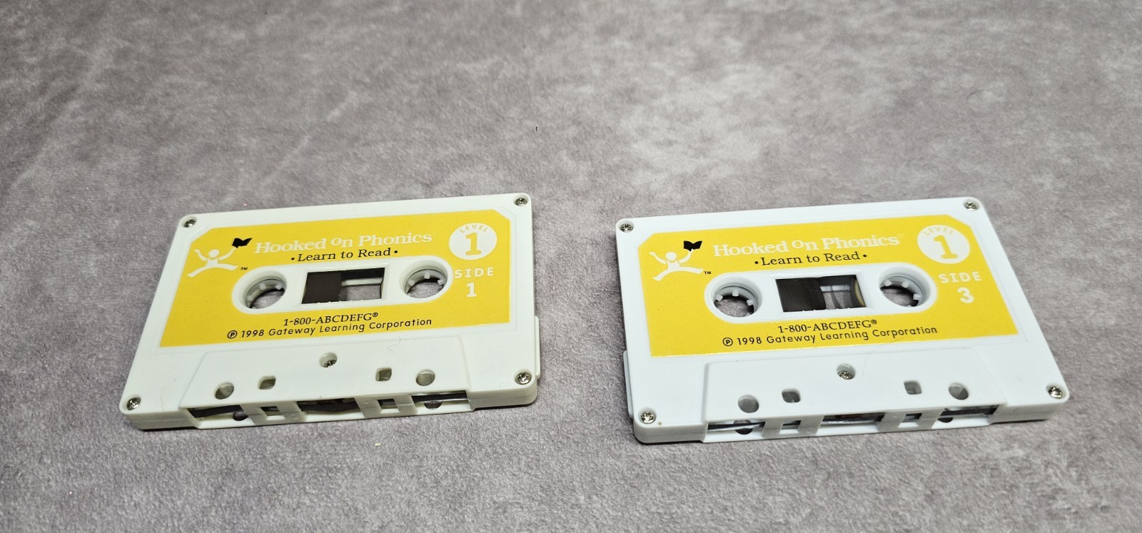Vintage Hooked On Phonics Learn To Read Level 1 Cassette Tapes