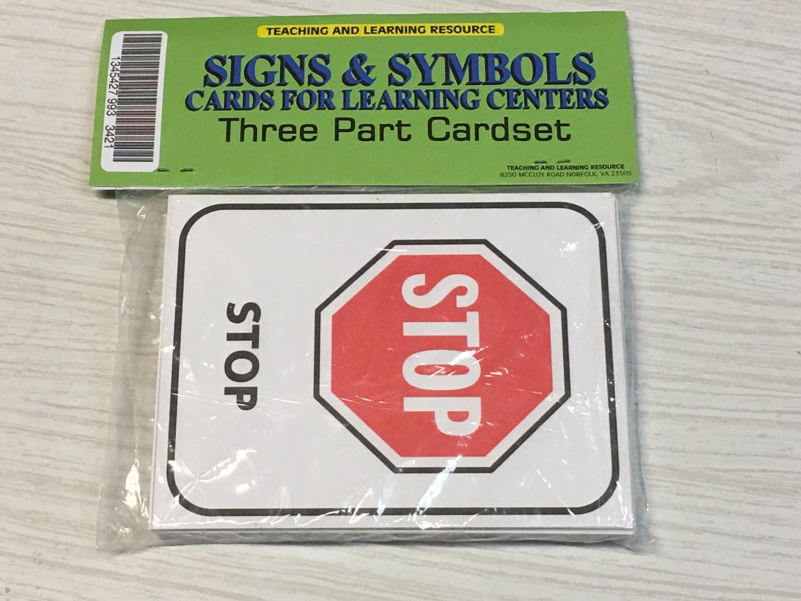 Signs & Symbols – Cards for Learning Center – Three Part Card set – Montessori