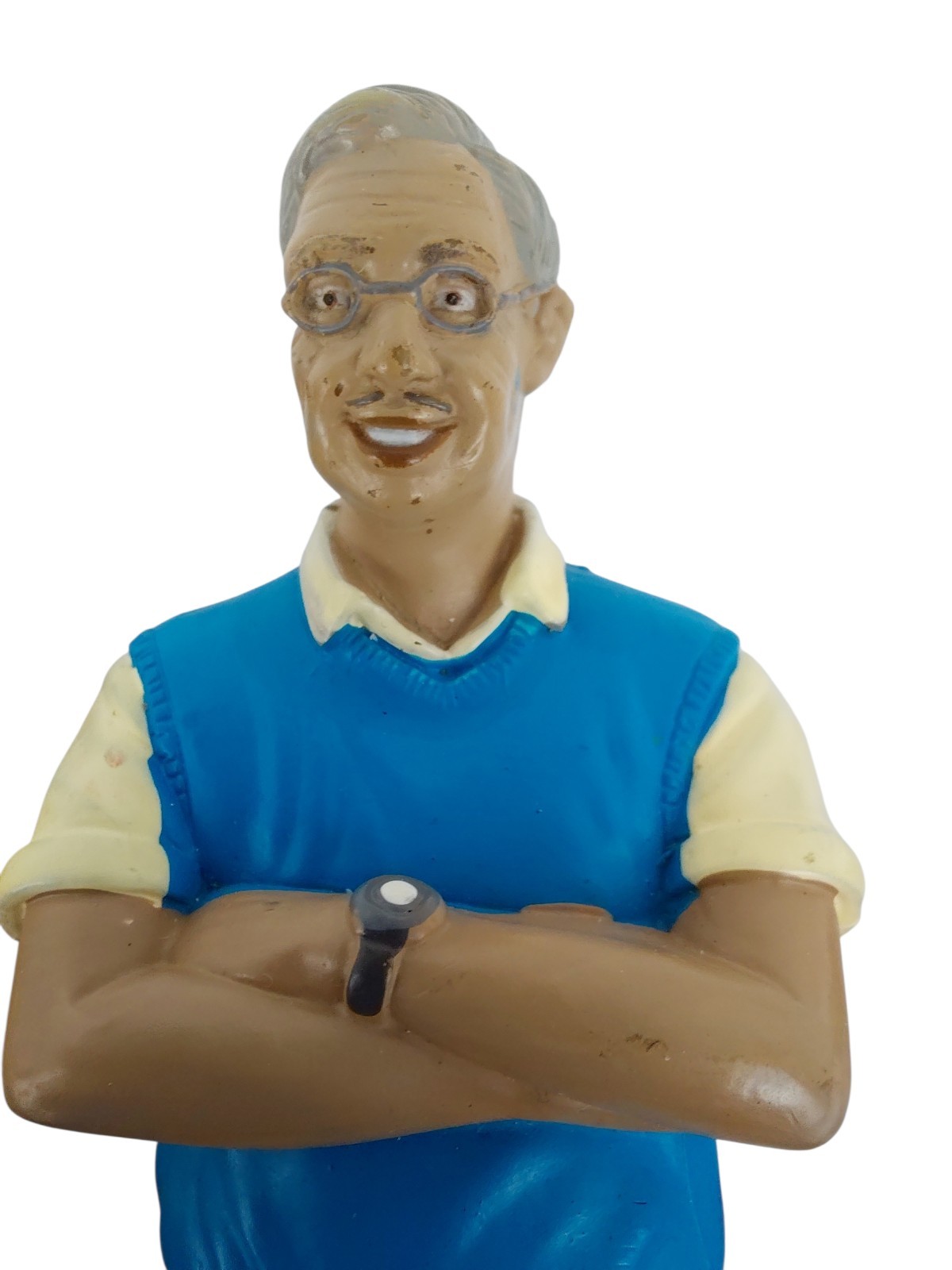 Lakeshore Block Play People Dollhouse Doll African American Mom Dad Girl Grandpa
