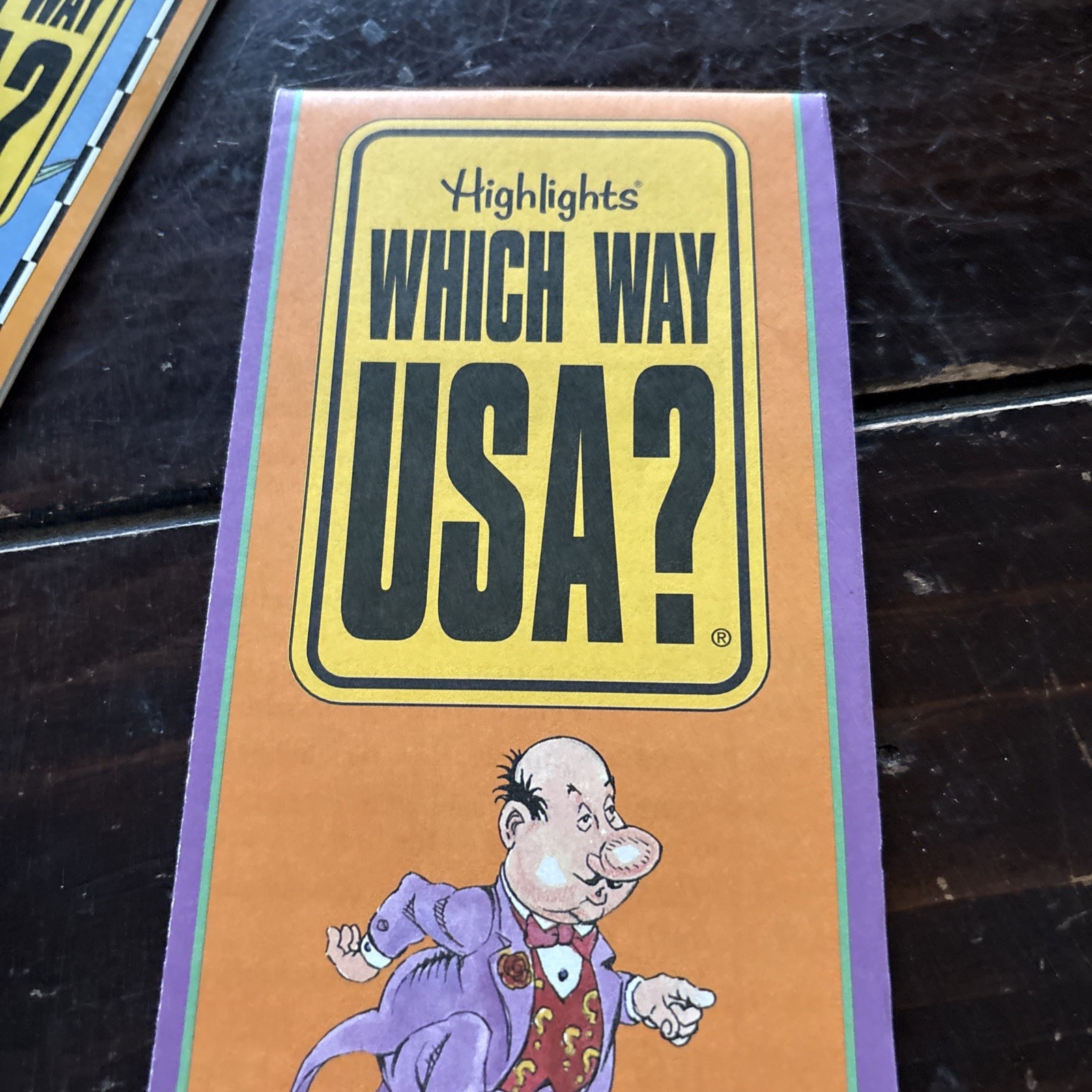 Vintage HIGHLIGHTS WHICH WAY USA? NEW YORK State Facts Puzzle Book & Map
