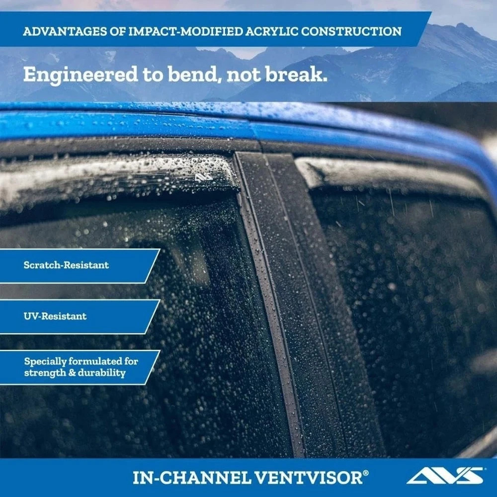 Auto Ventshade [AVS] In-Channel Rain Guards For 2019 – 2025 Chevrolet/GMC