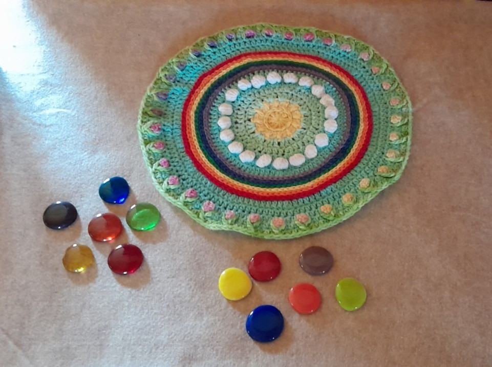 Summer Nature Table rainbow unit study homeschool science nature studies Spring