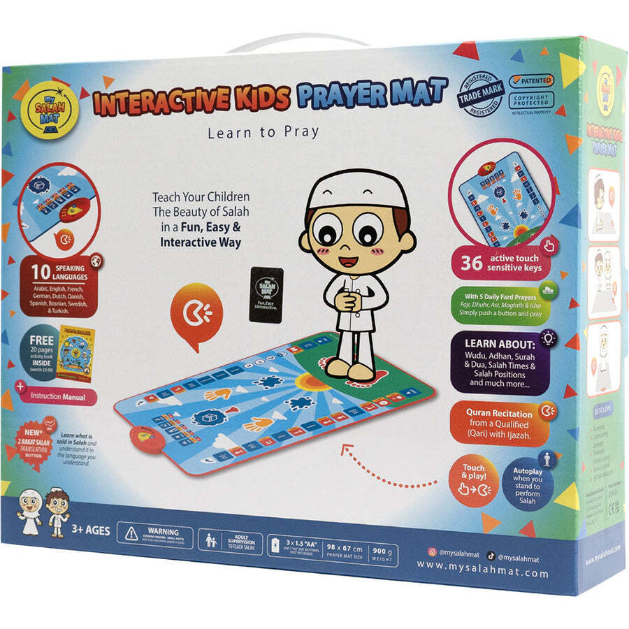 My Salah Mat (Original) – Educational Interactive Prayer Mat (New Version)