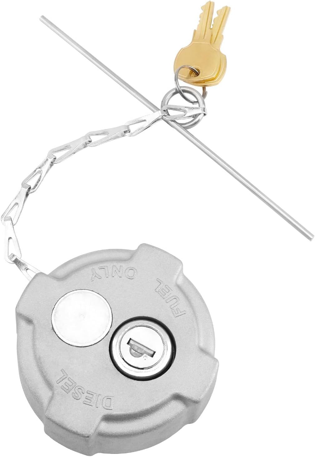 2 3/8″ Locking Diesel Fuel Cap Compatible with 2002 and Up Freightliner M2 Small