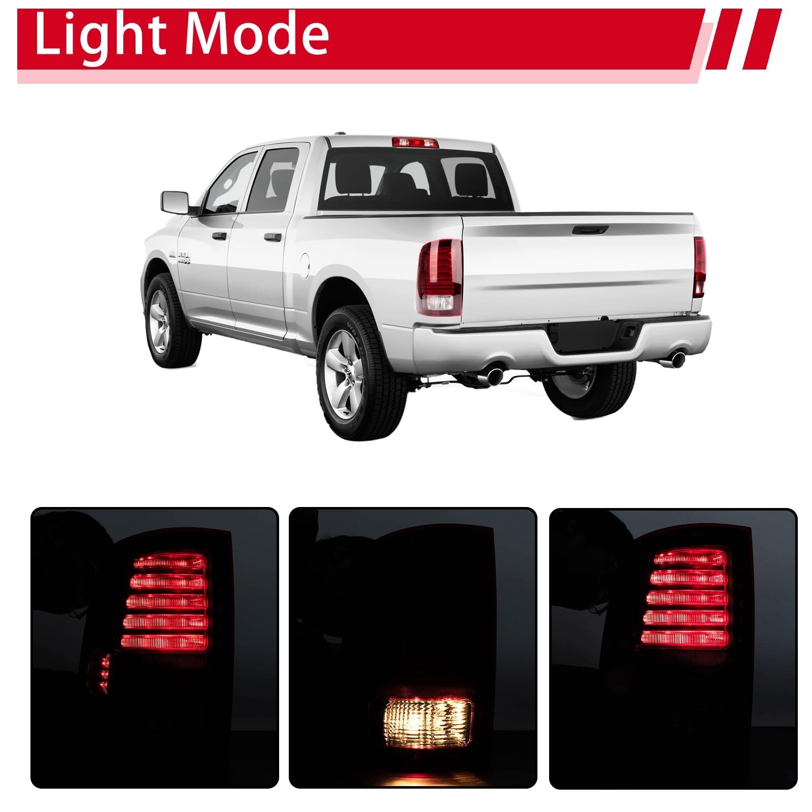 Tail Light Compatible With 2013-2018 Dodge Ram 1500 2500/2014-2018 Dodge Ram …