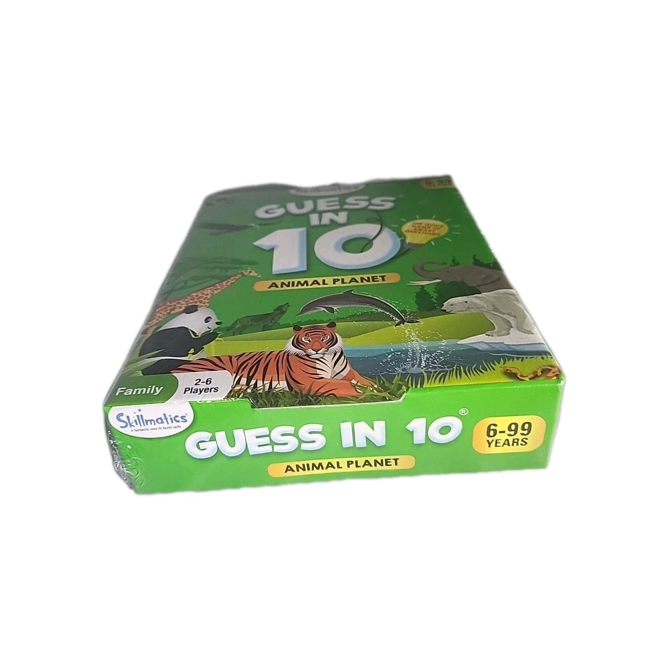 Skillmatics Guess in 10 Animal Planet Card Game Family Game 2-6 Players NEW