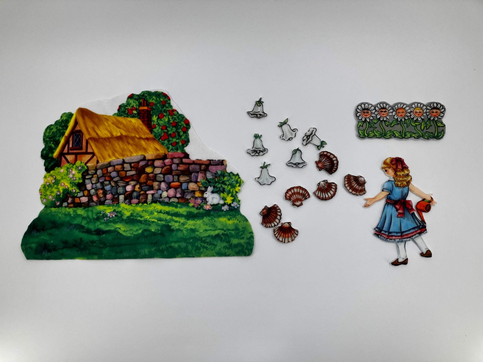 LOT of The Storyteller + Learning Wonders Pre-Cut Felt Nursery Rhyme Stories PoP
