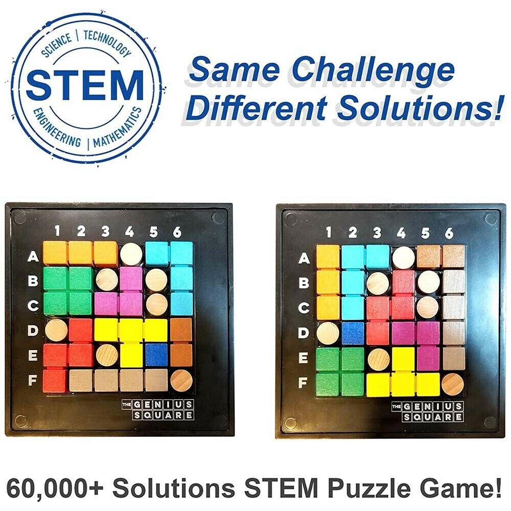 The Genius Square Game – STEM Puzzle Game by The Happy Puzzle Company