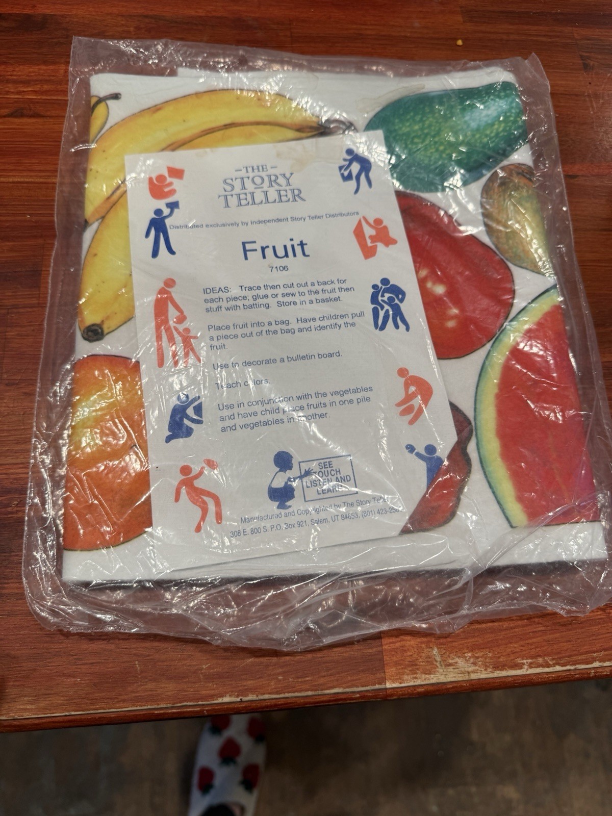 The Story Teller Fruit And Vegetables Uncut Education Interactive Toys Teaching