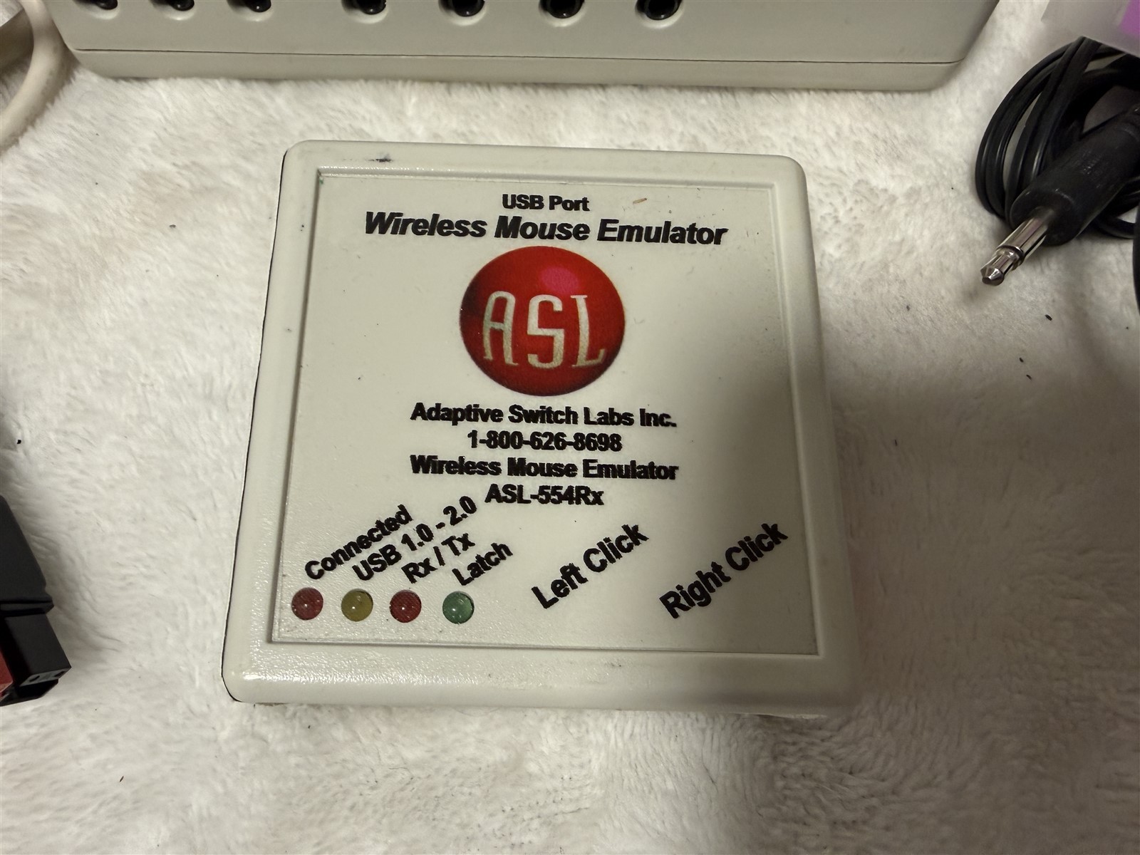 ASL WIRELESS MOUSE EMULATOR & USB PORT ASL 554 AND 3x JELLY BEAN SWITCH
