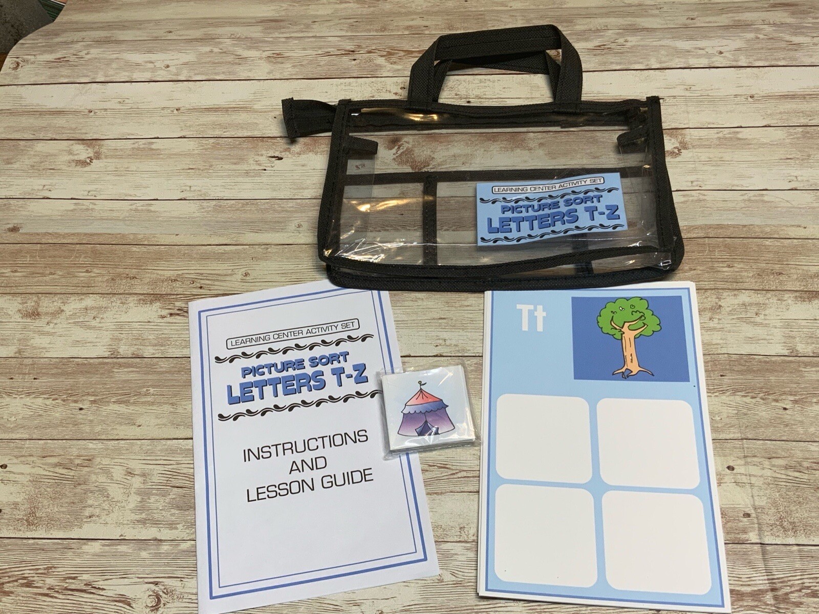 (4)Learning Center Activity Set – A-Z Picture Sorting- Complete