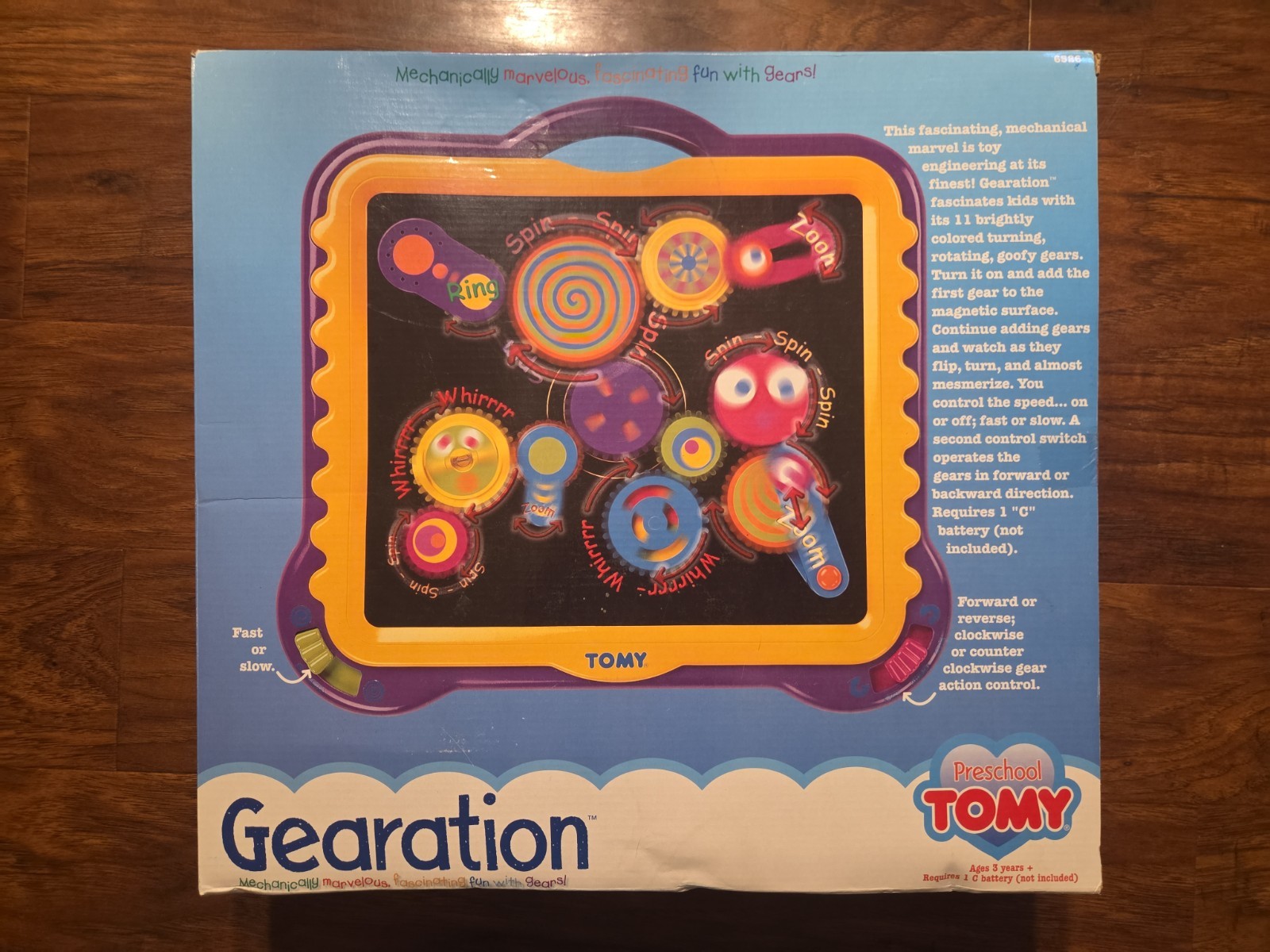 Rare 1997 TOMY Gearation Magnetic Gears Set NEW OPENED BOX READ