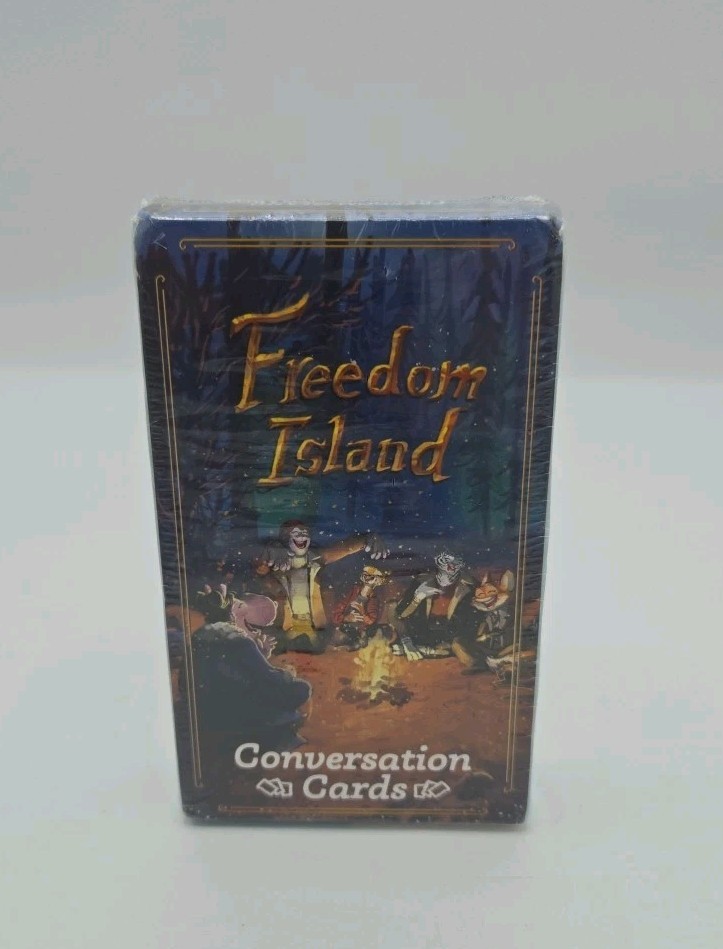 Freedom Island Conversation Cards by Brave Books NEW