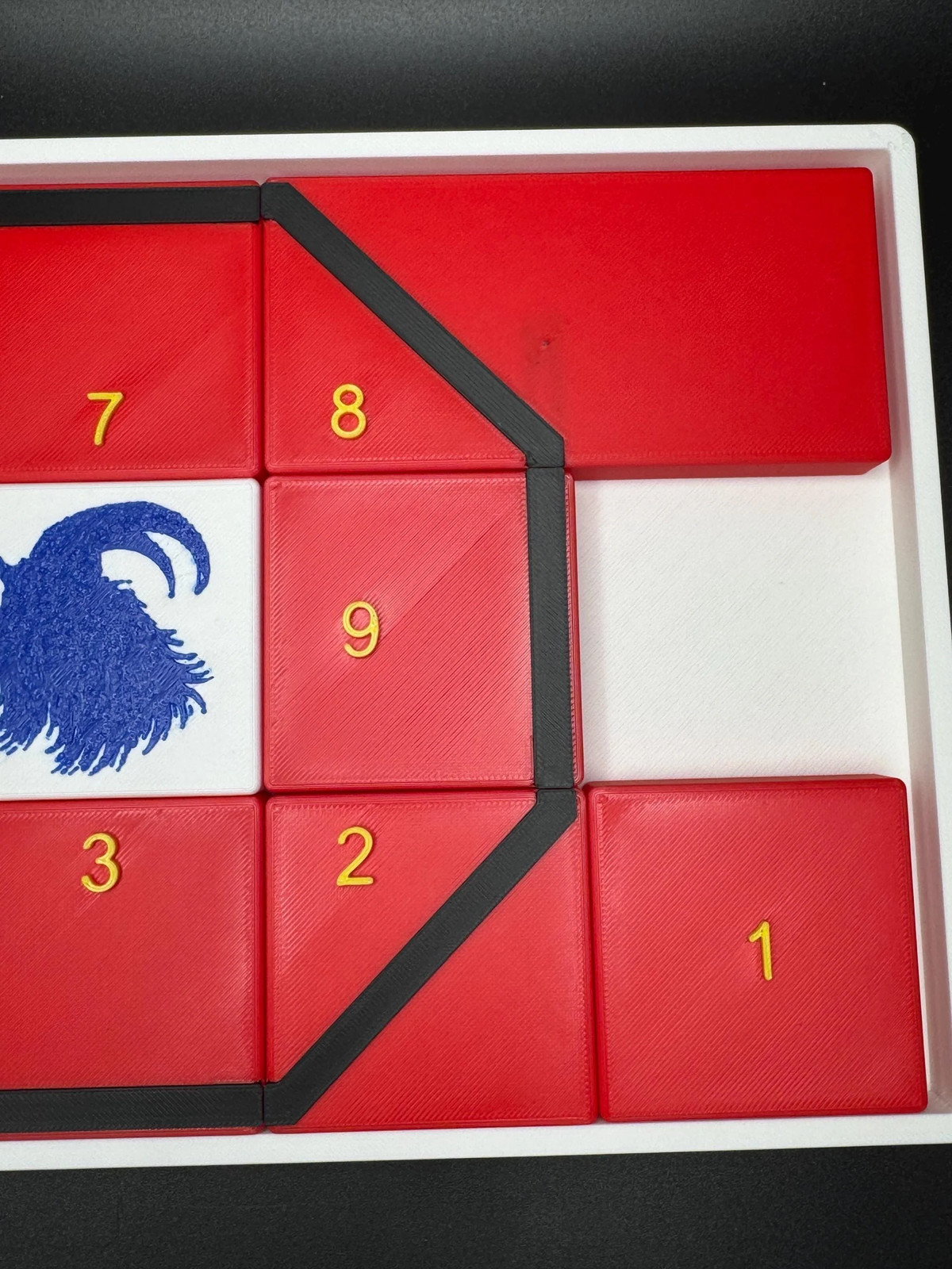 Get My Goat Puzzle – Modern Recreation of 1914 Sliding Puzzle – Large 3D Puzzle
