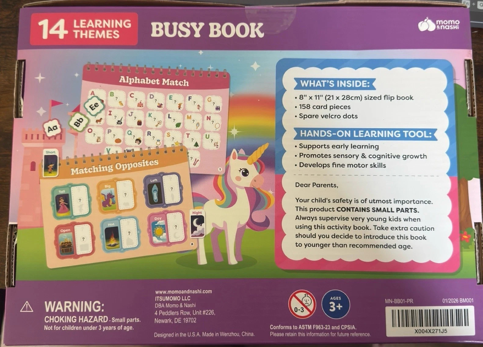 My Preschool Busy Book for Toddlers Ages 3+