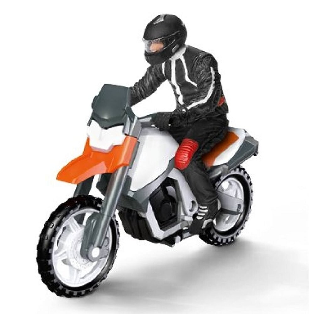 NEW Schleich 42092 Motorcycle with Driver RETIRED Vehicle playset rare toy bike